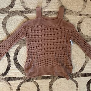 Charlotte Russe Cold Shoulder Sweater